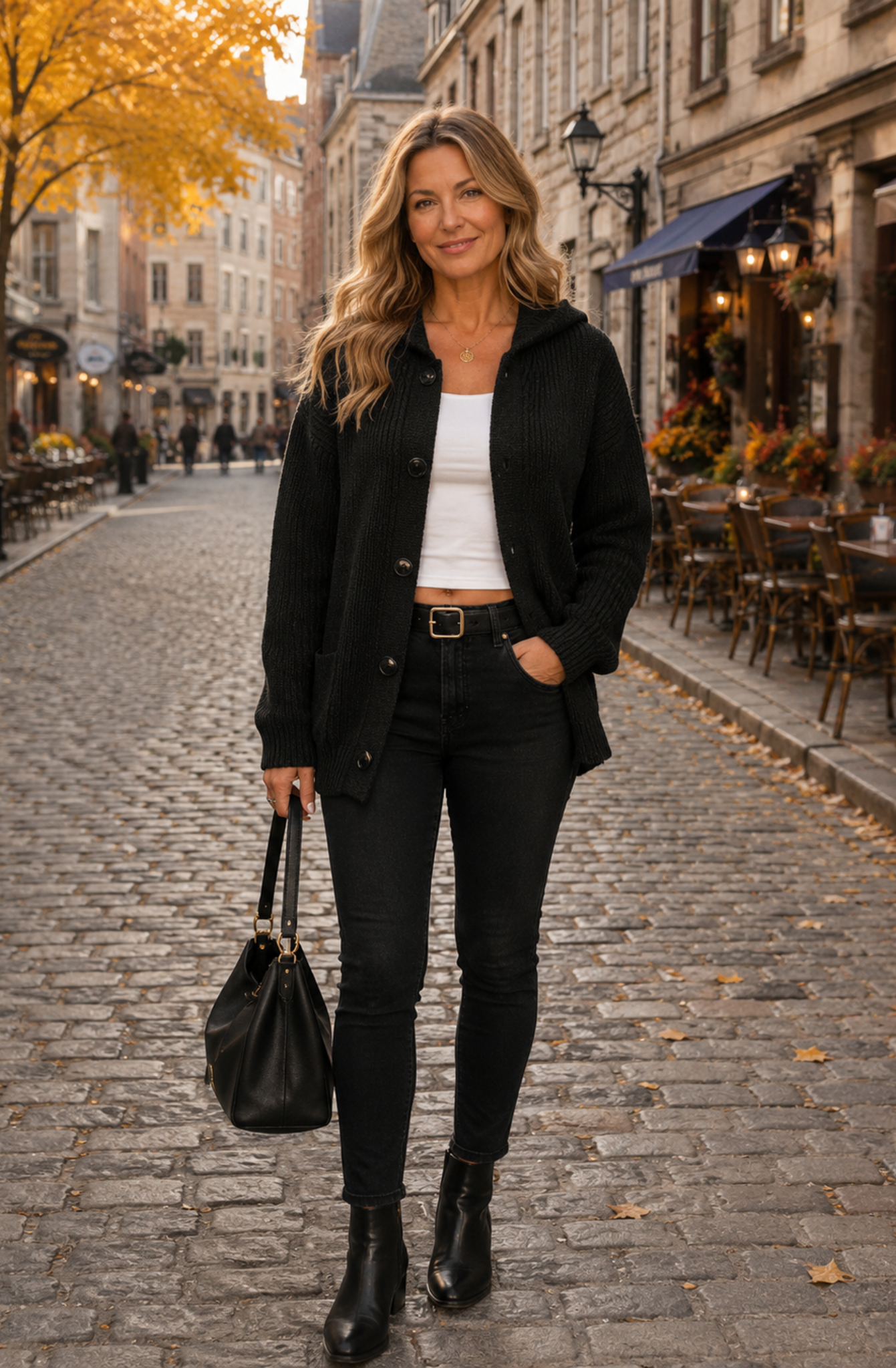 Aveline™ | Hooded Knit Cardigan