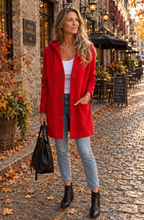 Vest met capuchon | Dames tussen jas/vest met strakke lijnen en tijdloos design