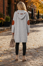 Aurélie™ Hooded Knit Long Cardigan