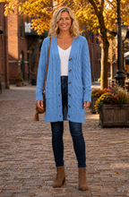 Charlotte™ Cable Knit Long Cardigan