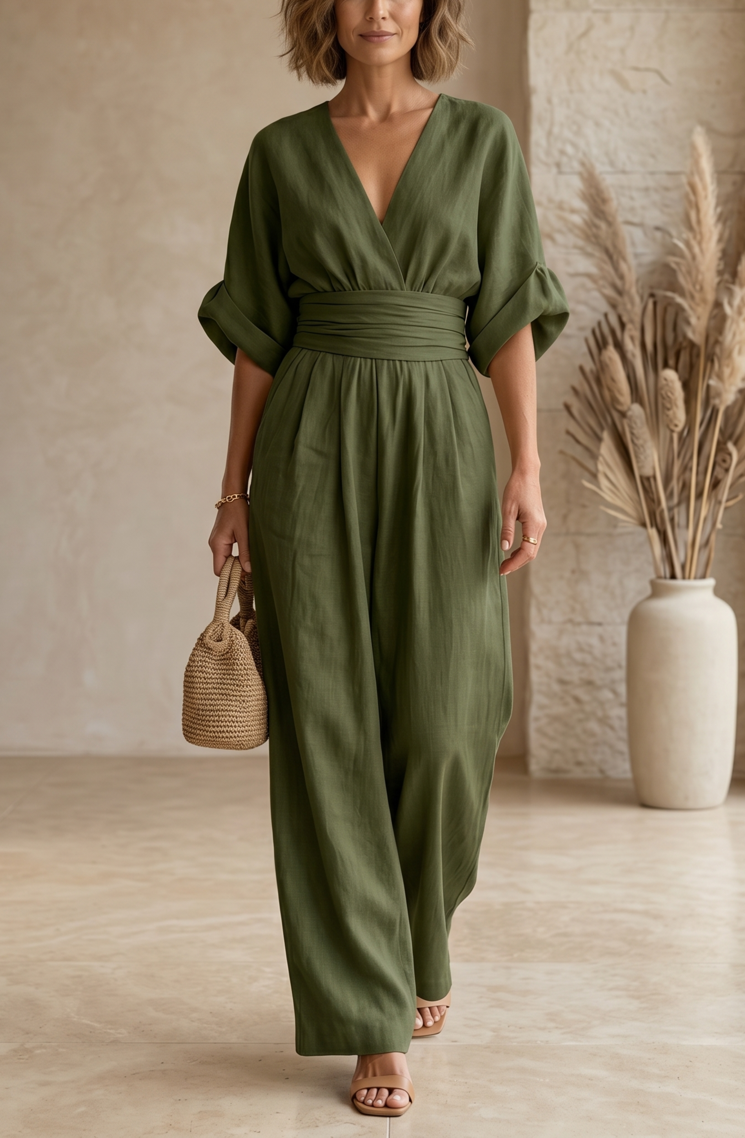 Aveline™ | Effortless Wide-Leg Jumpsuit