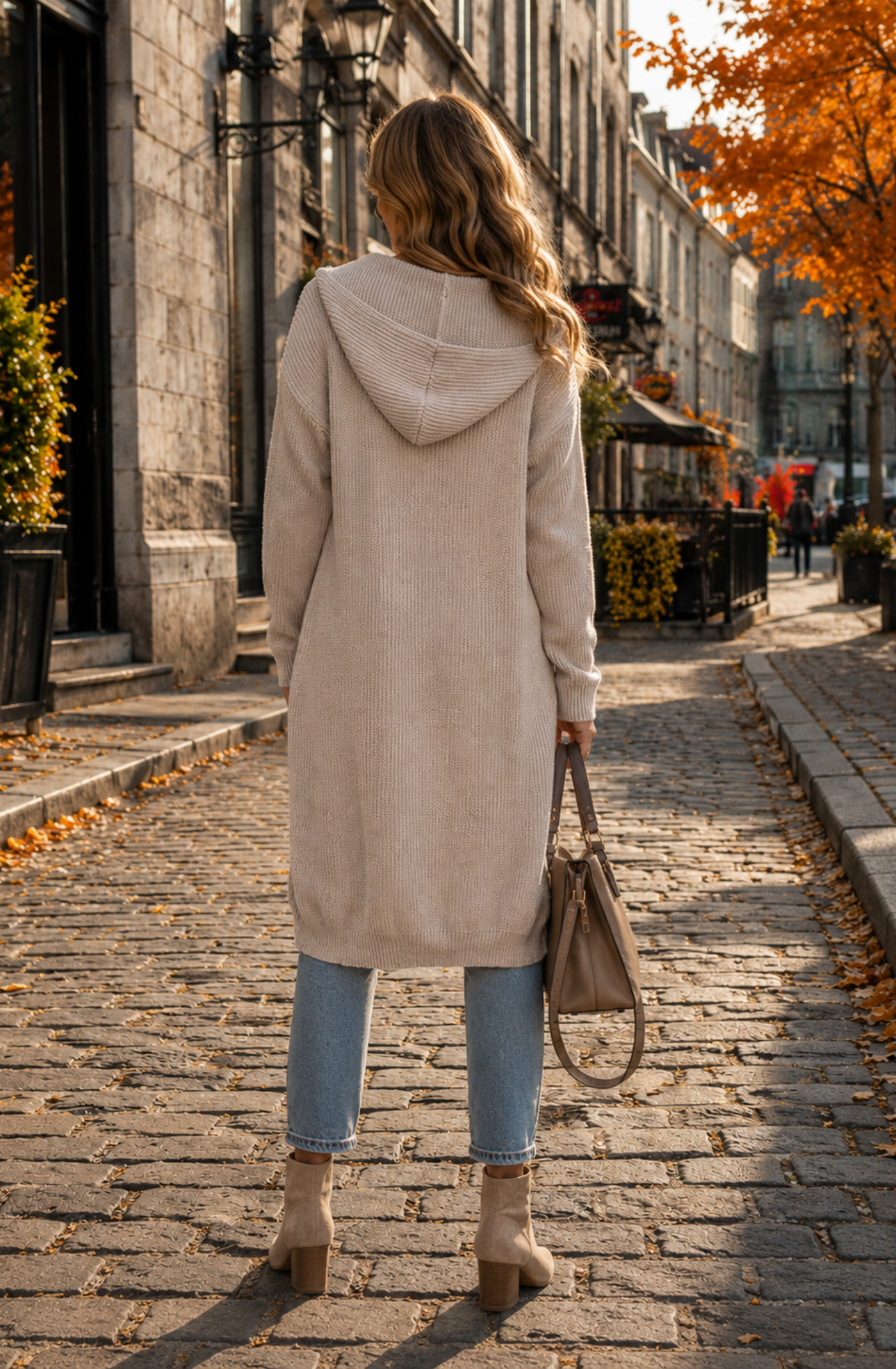 Élodie™ | Elegant Long Knit Cardigan