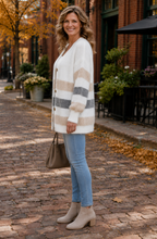 Aurélie™ Soft Stripe Knit Cardigan