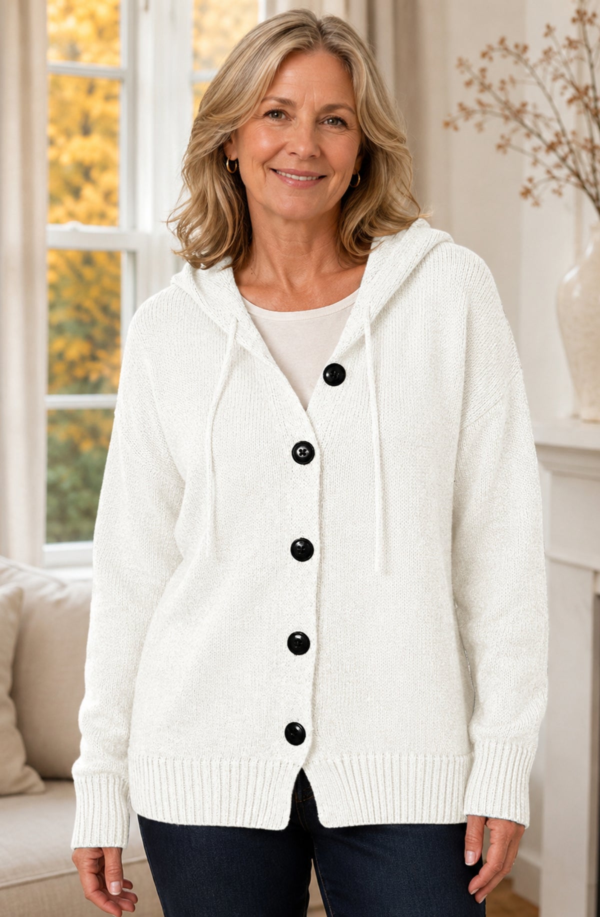 Aveline™ Hooded Knit Cardigan