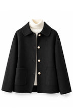 Marielle™ Pearl-Button Wool Jacket