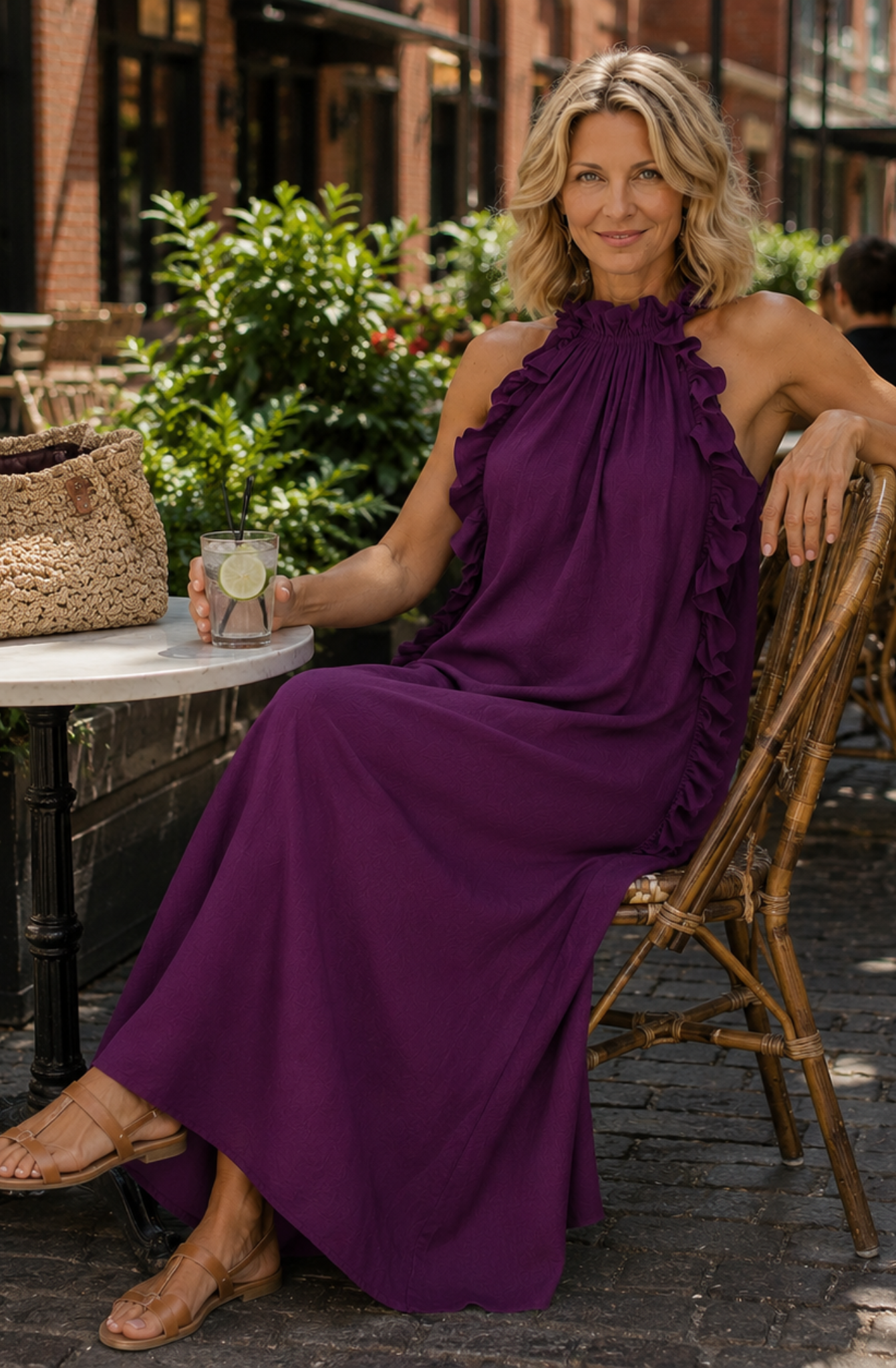 Solea™ Ruffle Maxi Dress