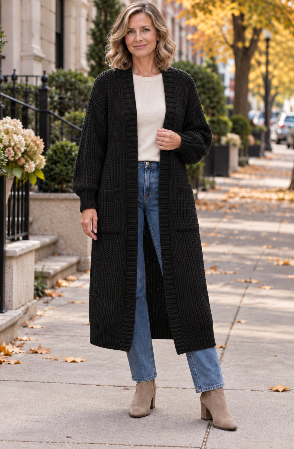 Marielle™ Longline Knit Cardigan