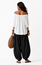 The Adèle Set Off-Shoulder Top & Lantern Pants