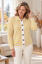 Amélie™ Striped Button Cardigan