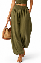 Yara™ | Smocked Crop Top & Wide-Leg Set