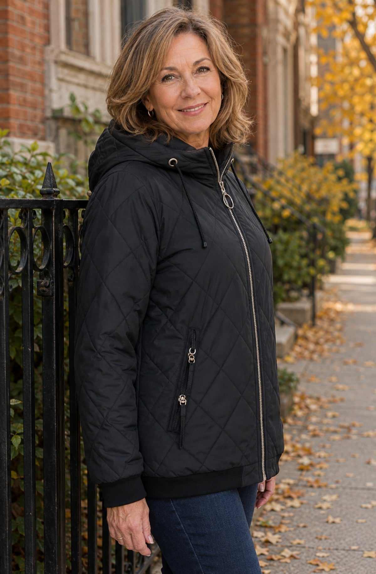 Mirelle™ Quilted Hooded Jacket