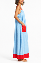Carmen™ | Striped Colour-Block Maxi Sundress