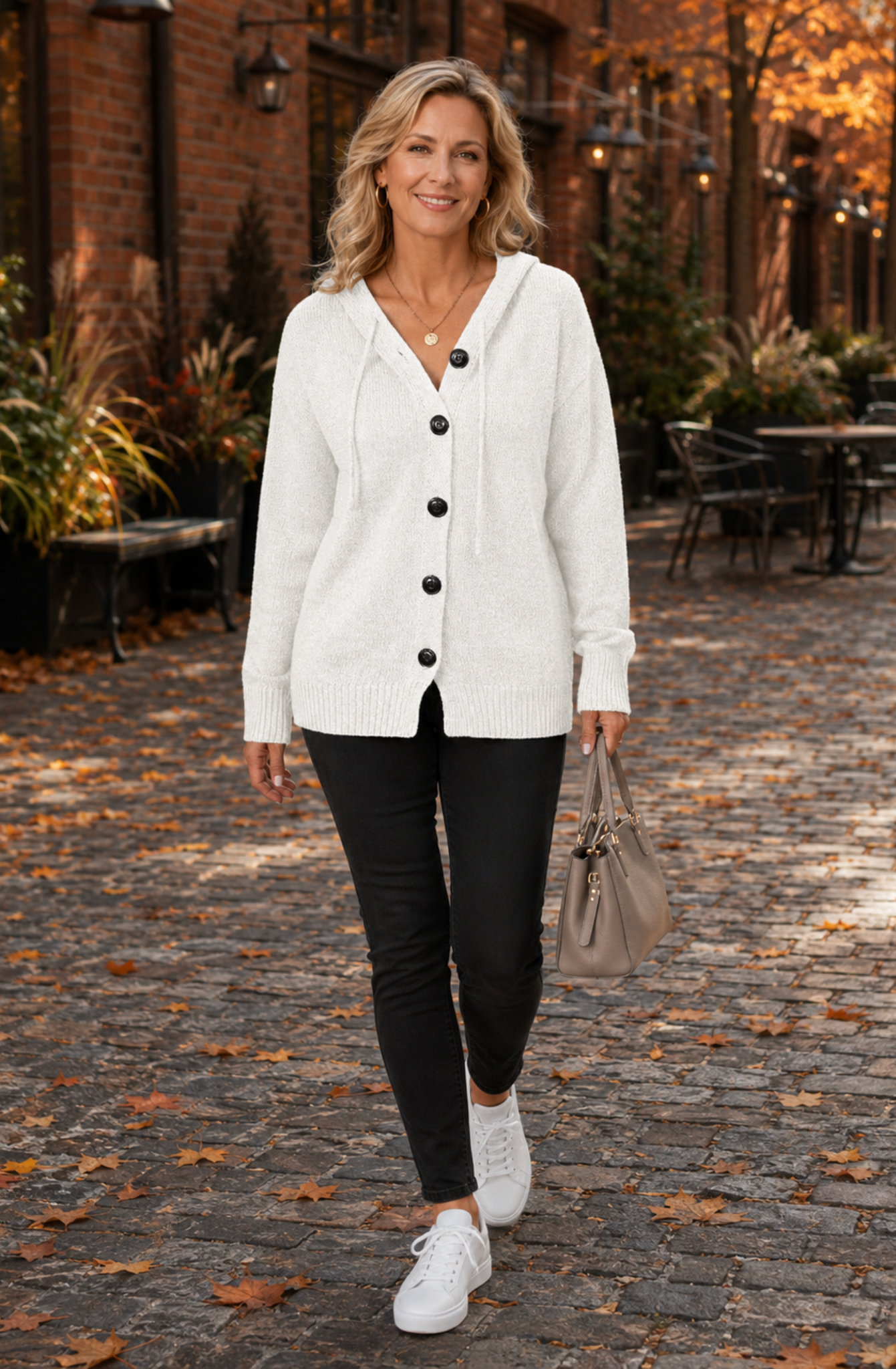 Aveline™ | Hooded Knit Cardigan