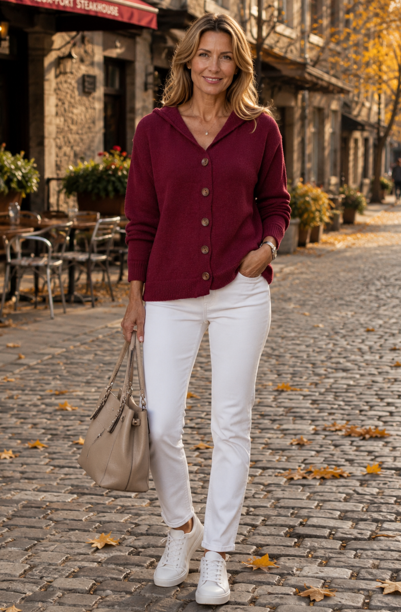 Amélie™ | Relaxed Hooded Knit Cardigan