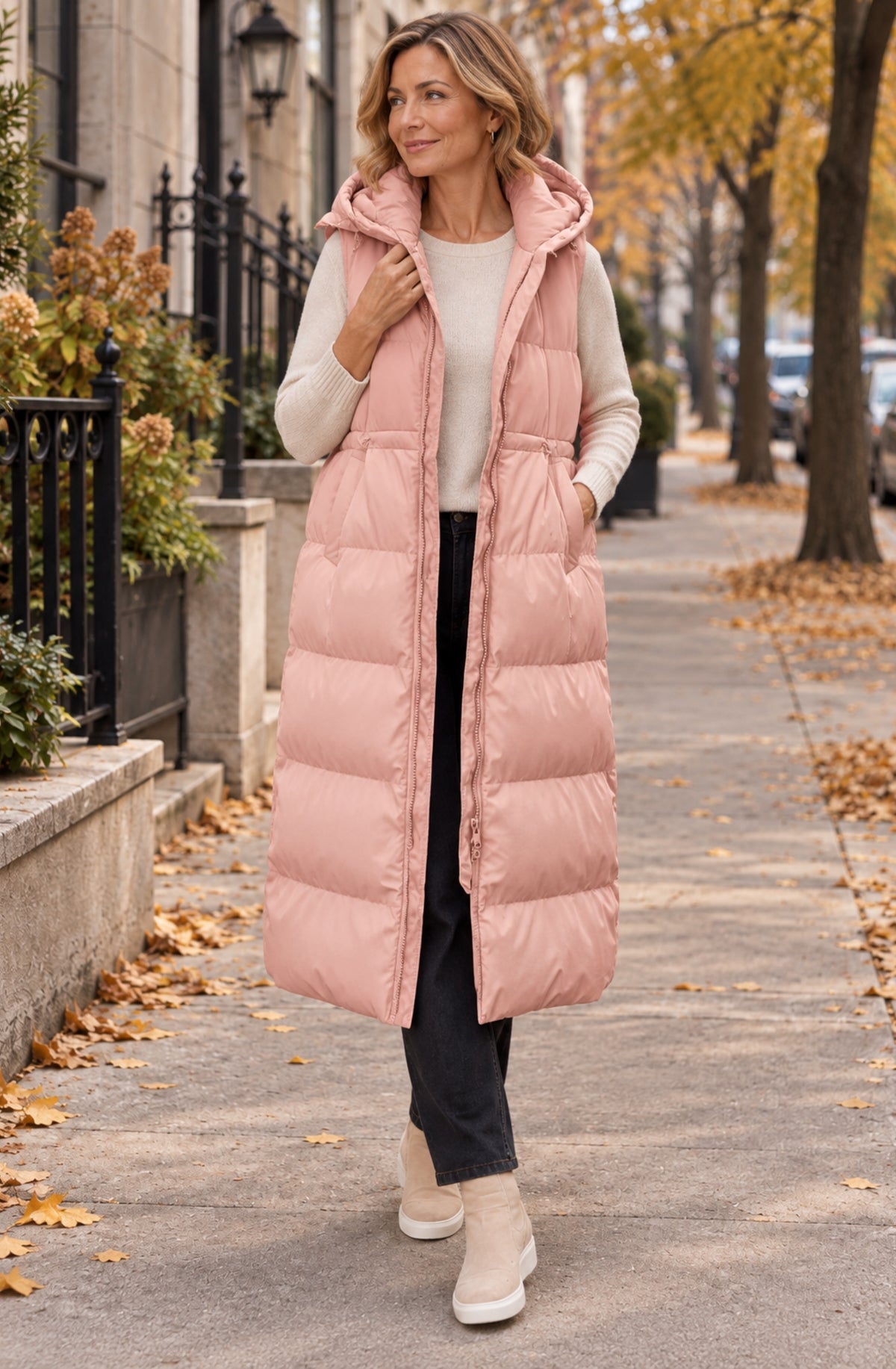 Valenne™ Maxi Hooded Puffer Vest