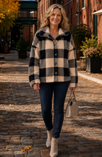 Paula | Dames pluche fleece winterjas