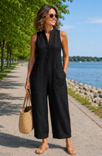 Arielle™ | Effortless Button Jumpsuit