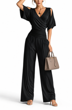 Amélie™ | Wrap-Effect Wide-Leg Jumpsuit
