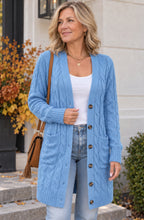 Charlotte™ Cable Knit Long Cardigan
