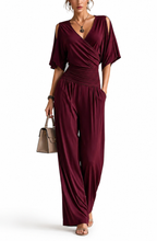 Amélie™ | Wrap-Effect Wide-Leg Jumpsuit
