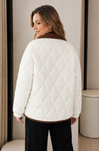 Elowen™ Quilted Corduroy Collar Jacket