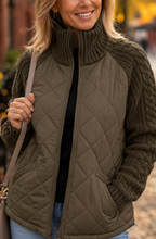 Victoria | Casual Gebreide Fleece Jas