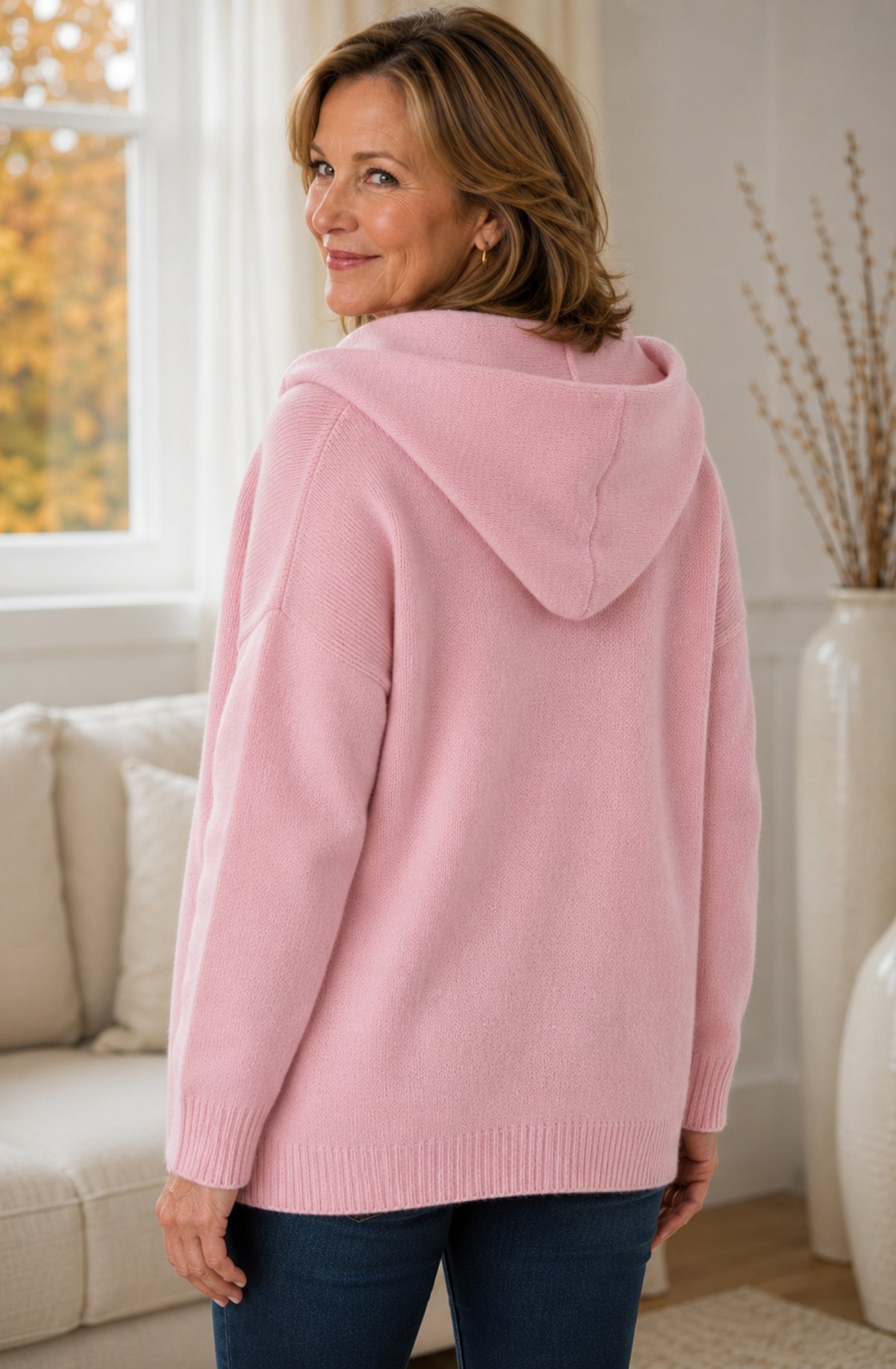 Amélie™ | Relaxed Hooded Knit Cardigan
