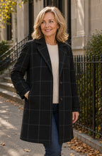 Marlena™ Classic Checked Long Coat