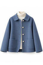 Marielle™ Pearl-Button Wool Jacket