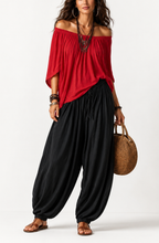 The Adèle Set Off-Shoulder Top & Lantern Pants