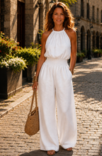 Selene™ | Effortless Halter Wide-Leg Jumpsuit