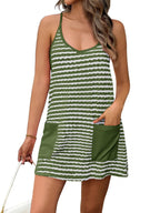 Limited time sale🔥Womens Mini Romper Dress with Built in Shorts