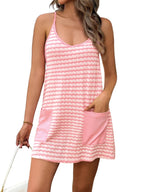 Limited time sale🔥Womens Mini Romper Dress with Built in Shorts