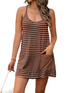 Limited time sale🔥Womens Mini Romper Dress with Built in Shorts