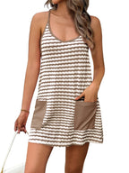 Limited time sale🔥Womens Mini Romper Dress with Built in Shorts