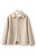 Marielle™ Pearl-Button Wool Jacket