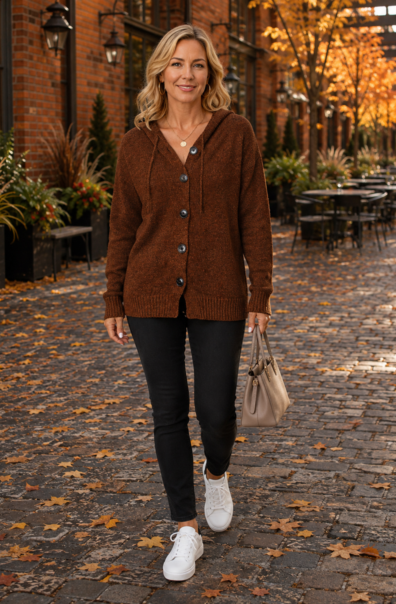 Aveline™ | Hooded Knit Cardigan