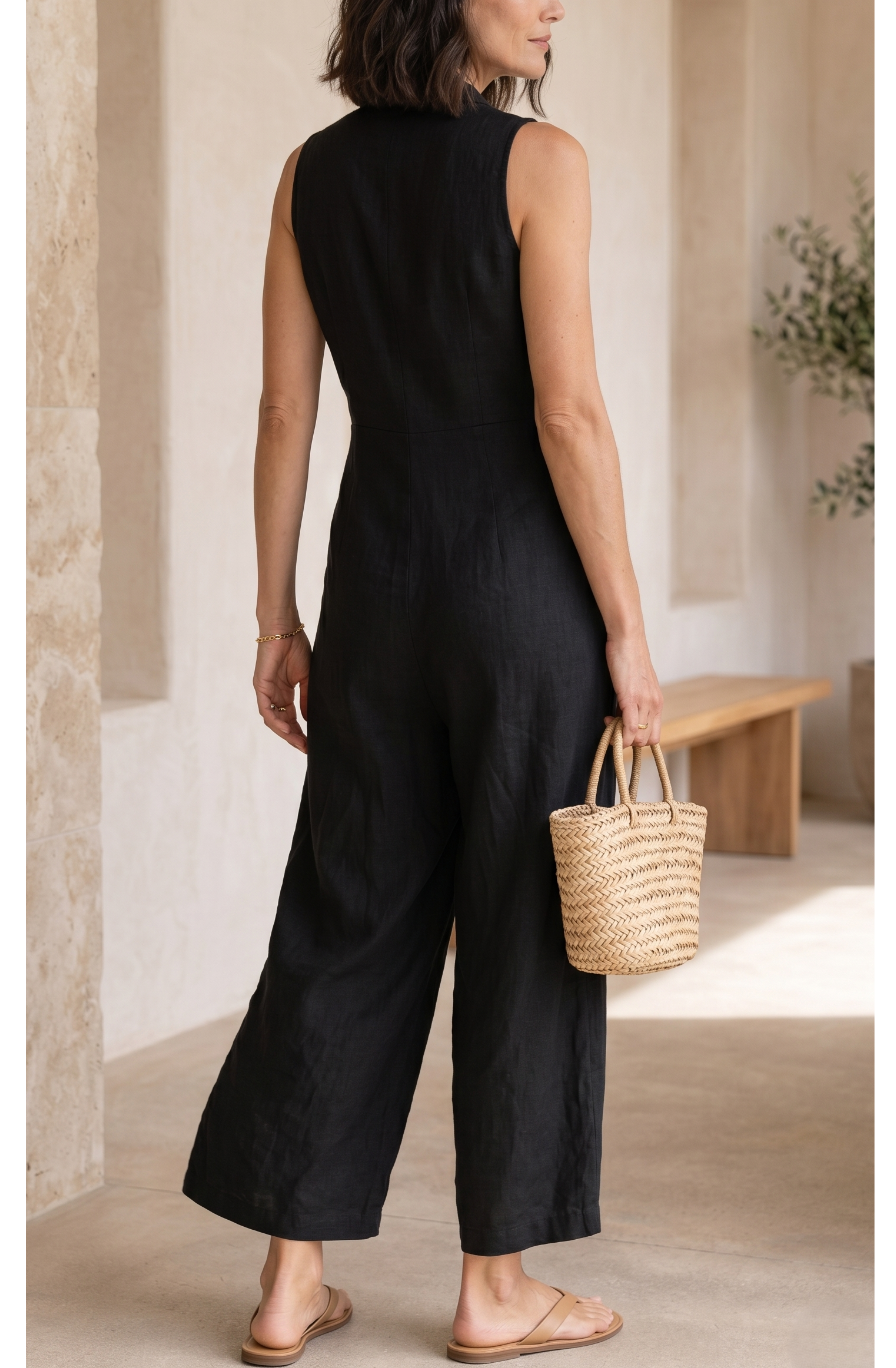 Elena’s™ | Effortless Linen Jumpsuit