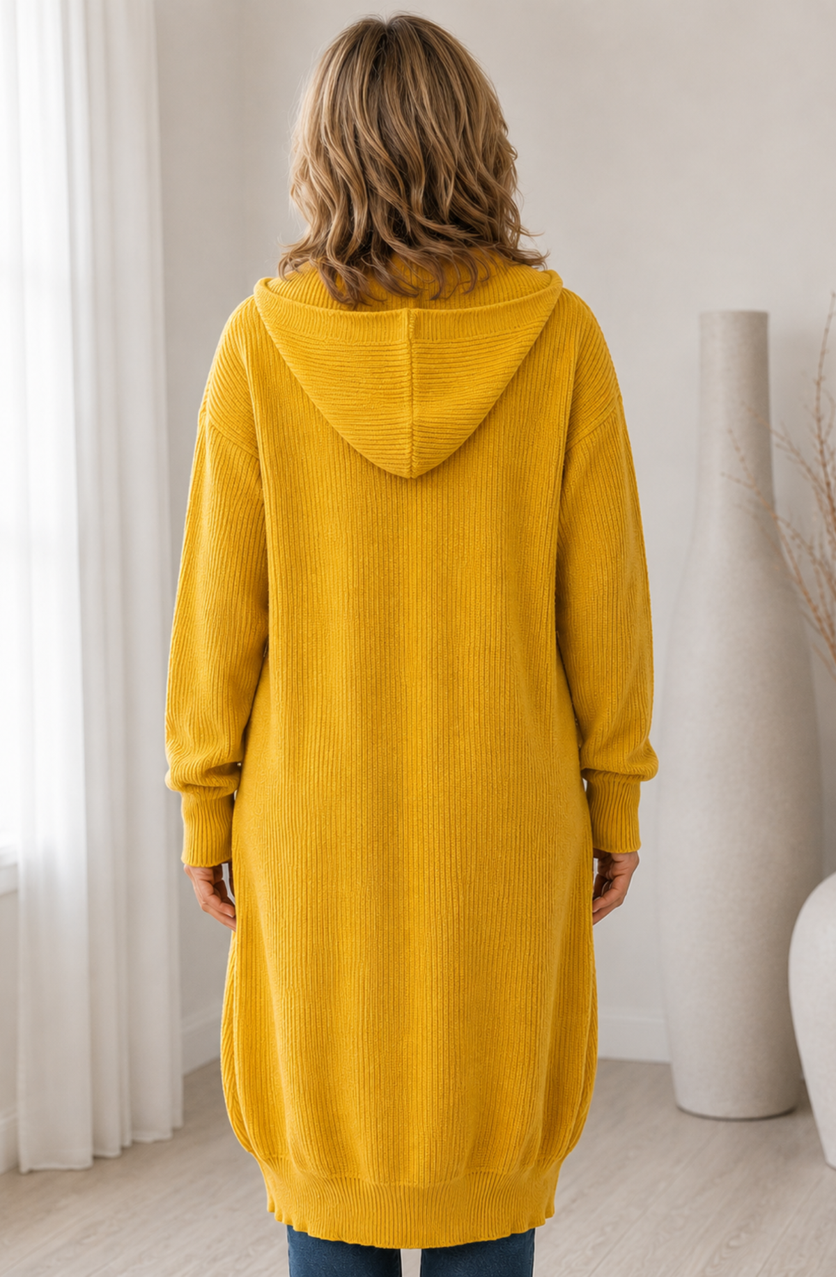 Élodie™ Elegant Long Knit Cardigan