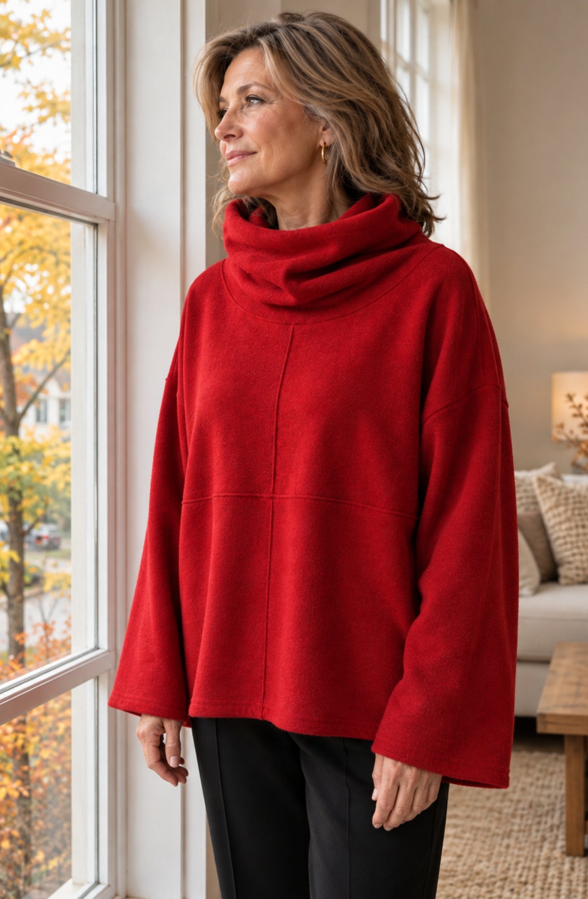Aveline™ Cozy Cowl-Neck Pullover