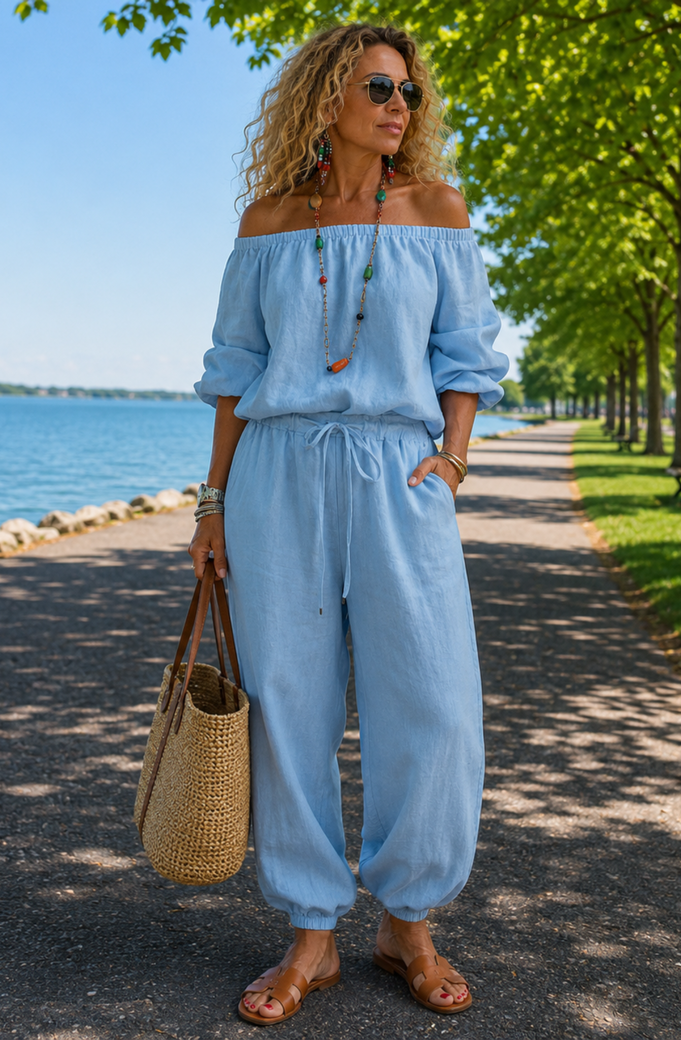 Sorella™ Effortless Off-Shoulder Jumpsuit