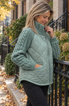 Sienna™ Quilted Knit Zip Jacket