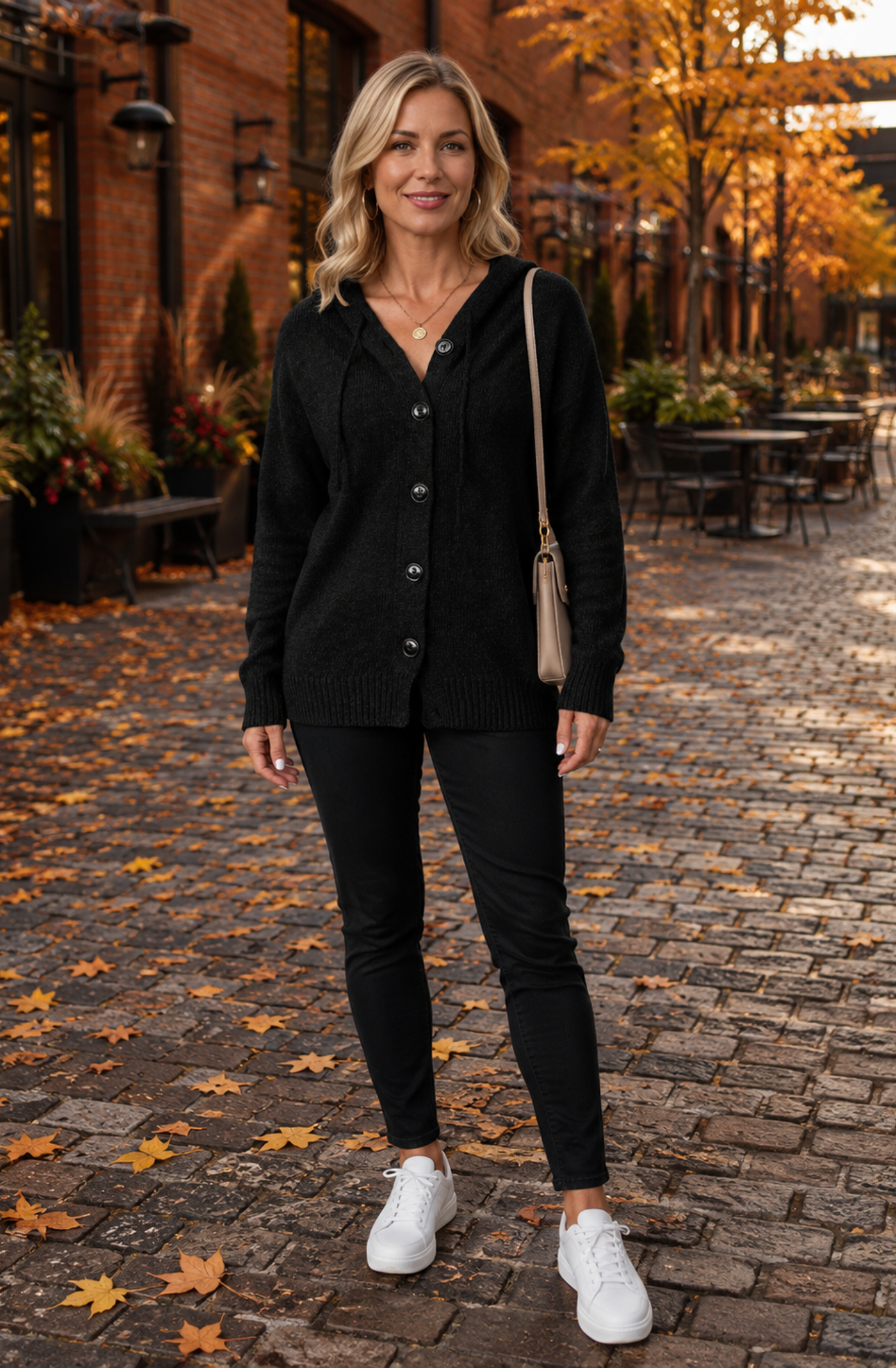 Aveline™ | Hooded Knit Cardigan