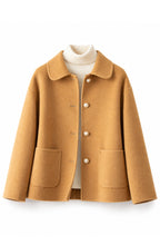 Marielle™ Pearl-Button Wool Jacket