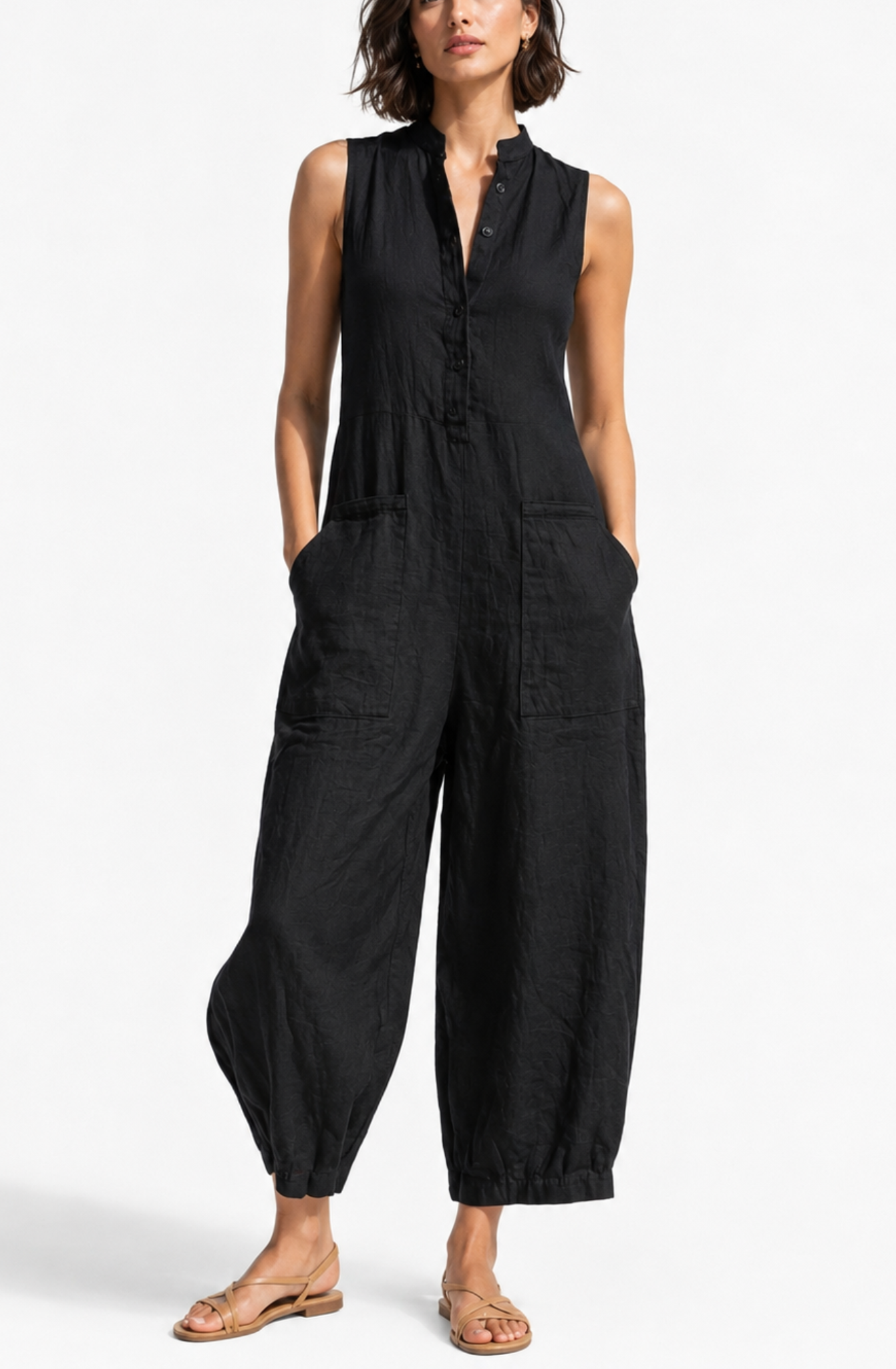 Elena’s™ | Effortless Linen Jumpsuit