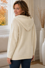 Amélie™ | Relaxed Hooded Knit Cardigan