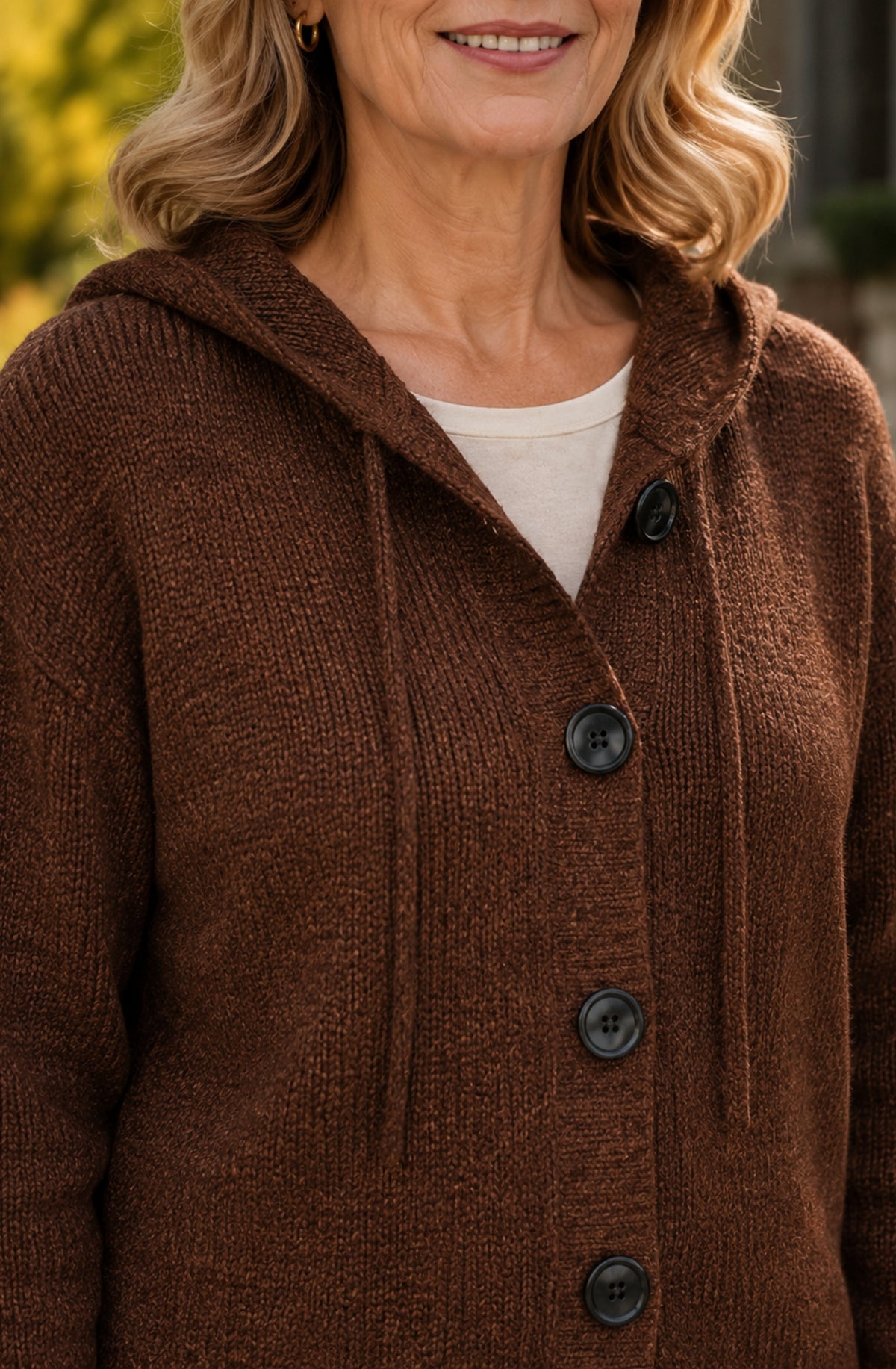 Aveline™ Hooded Knit Cardigan