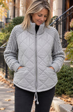 Sienna™ Quilted Knit Zip Jacket