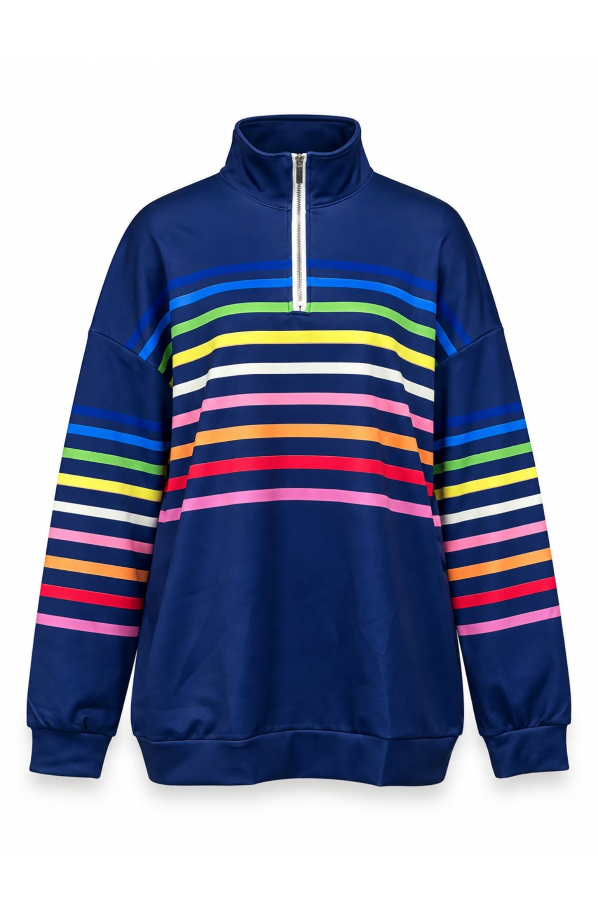 Margot™ Striped Quarter-Zip Pullover