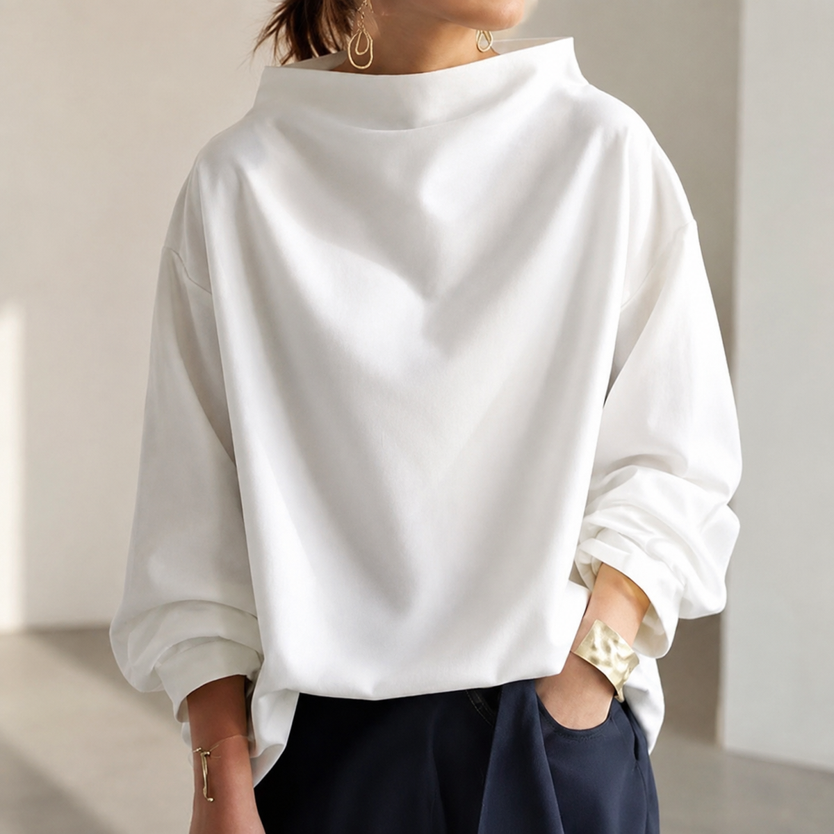 Colette High Neck Sweater